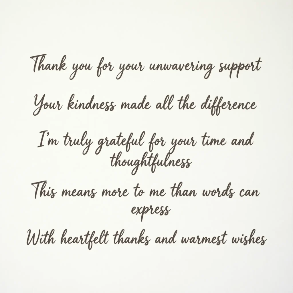 Emotional Thank You Messages