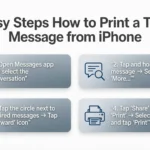 How to Print a Text Message from iPhone