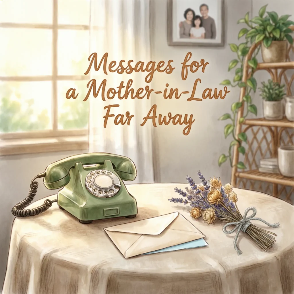 Messages for a Mother-in-Law Far Away