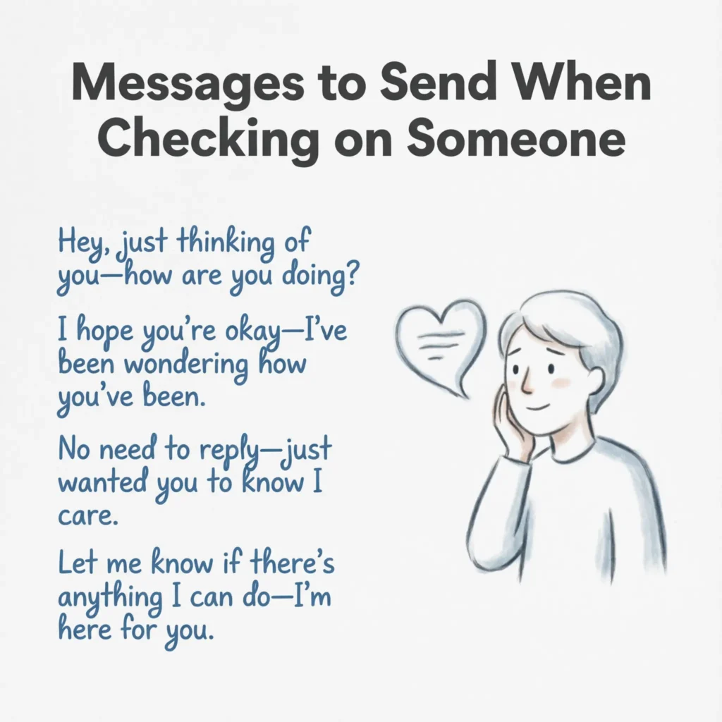 Messages to Send When Checking on Someone