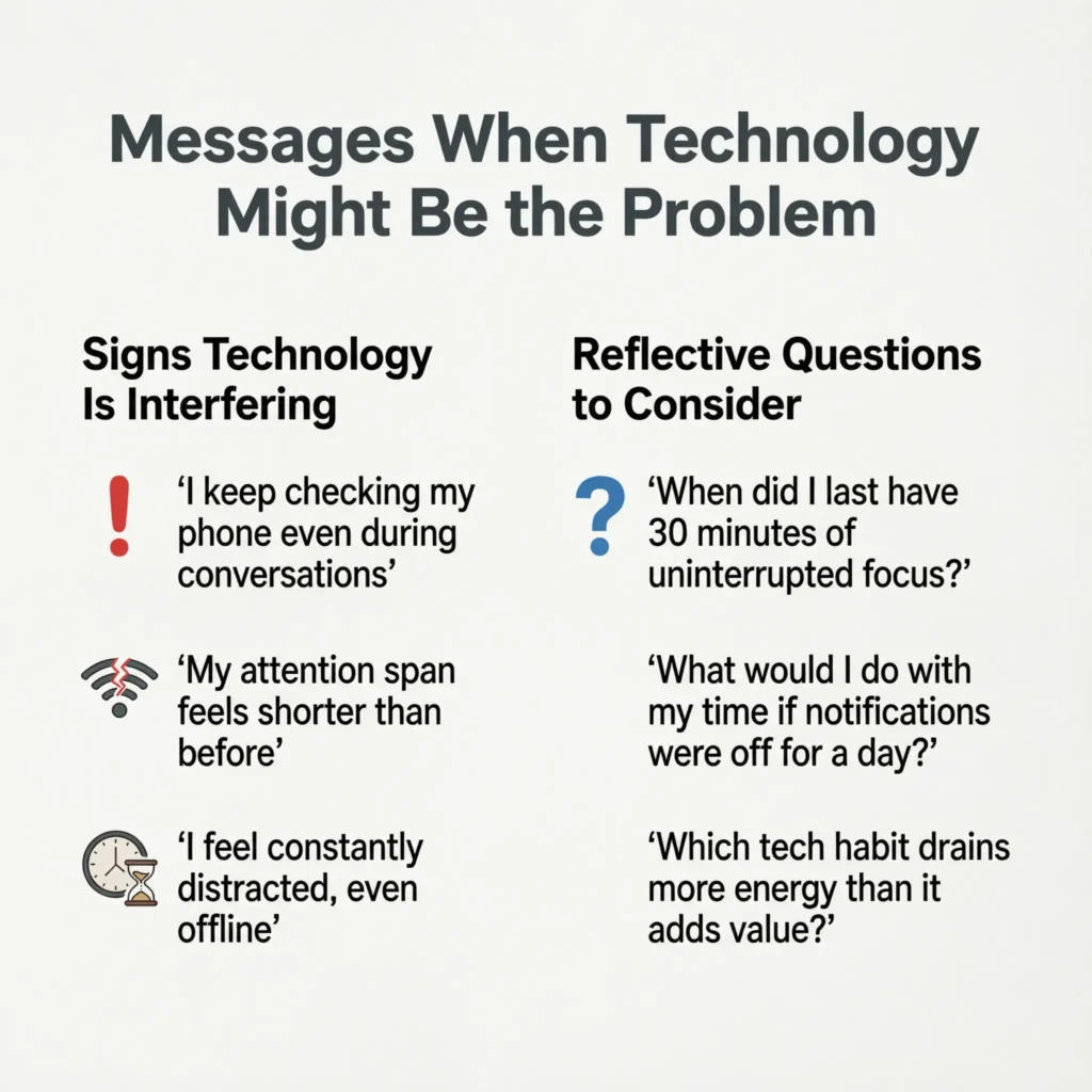 Messages When Technology Might Be the Problem