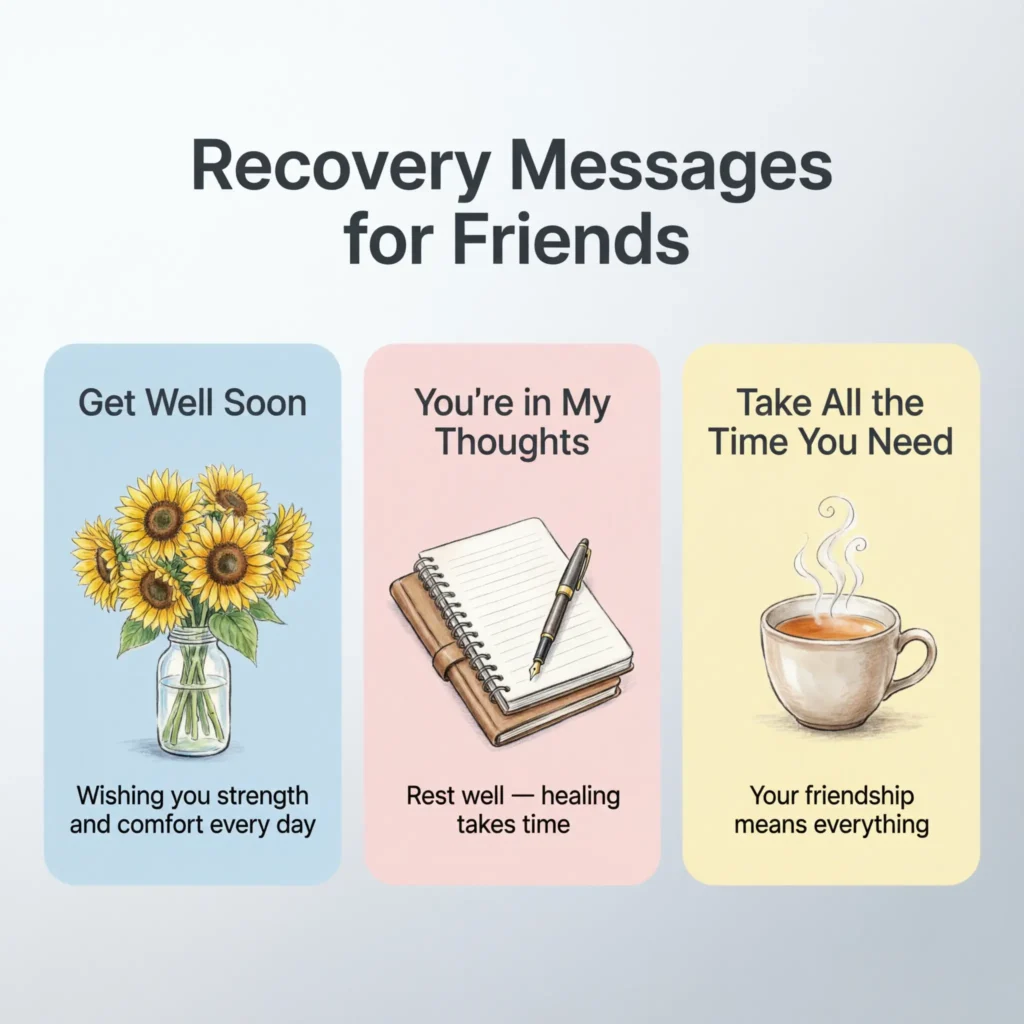 Recovery Messages for Friends
