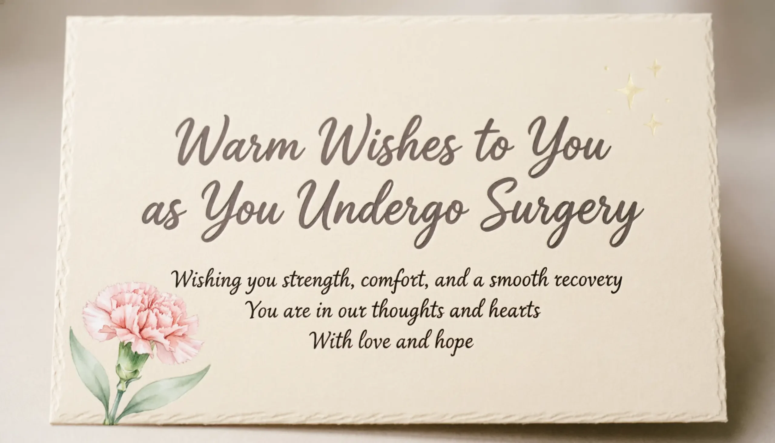 Text Message for Someone Having Surgery