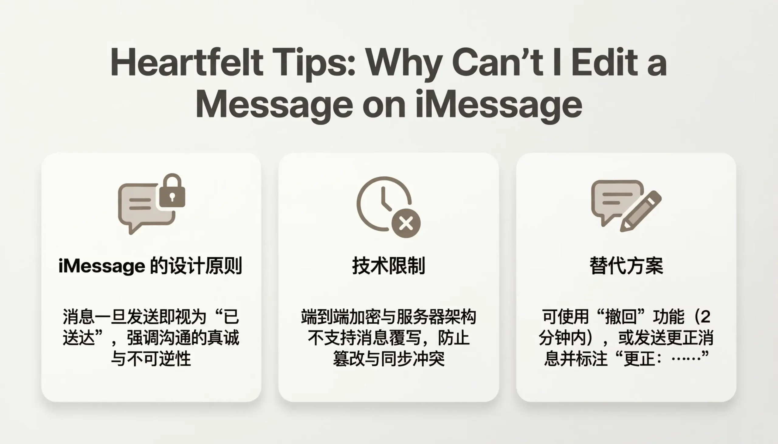 Why Can't I Edit a Message on iMessage