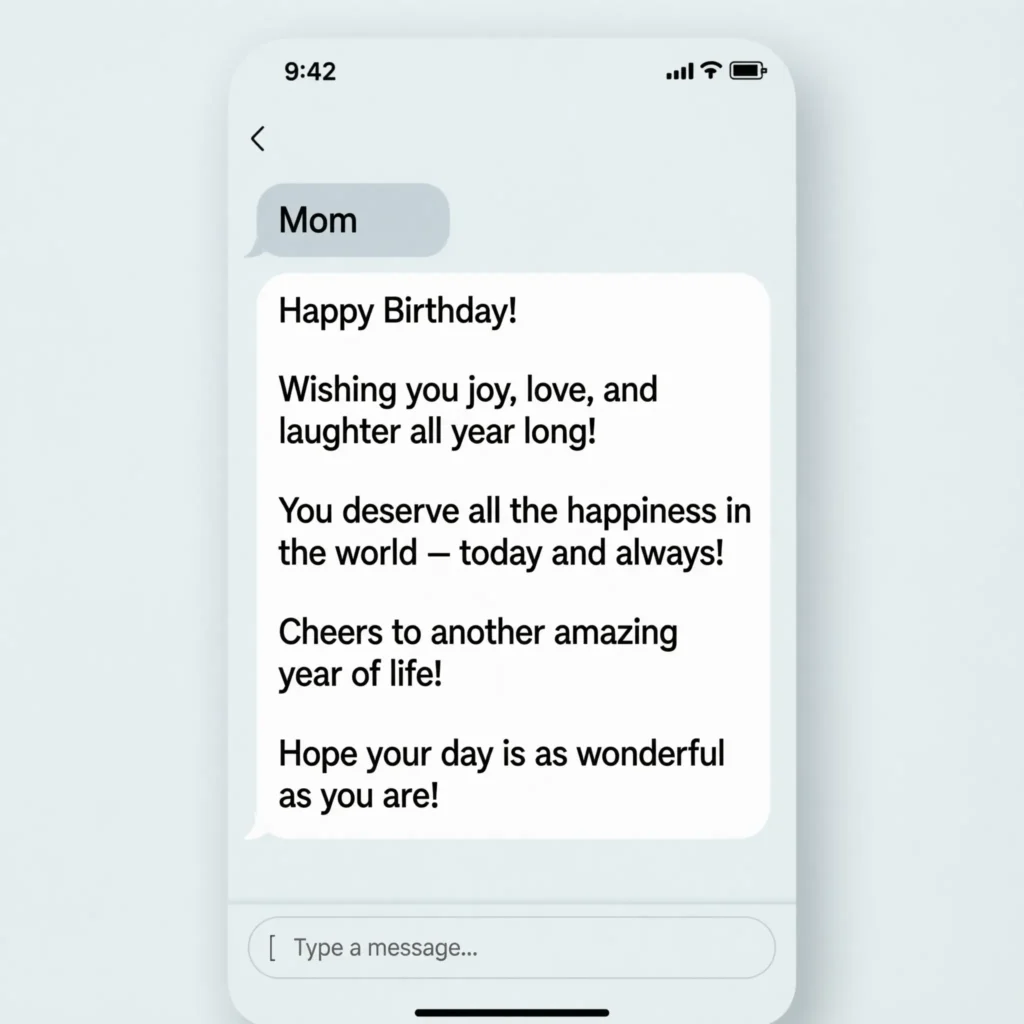Birthday Wishes You Can Text