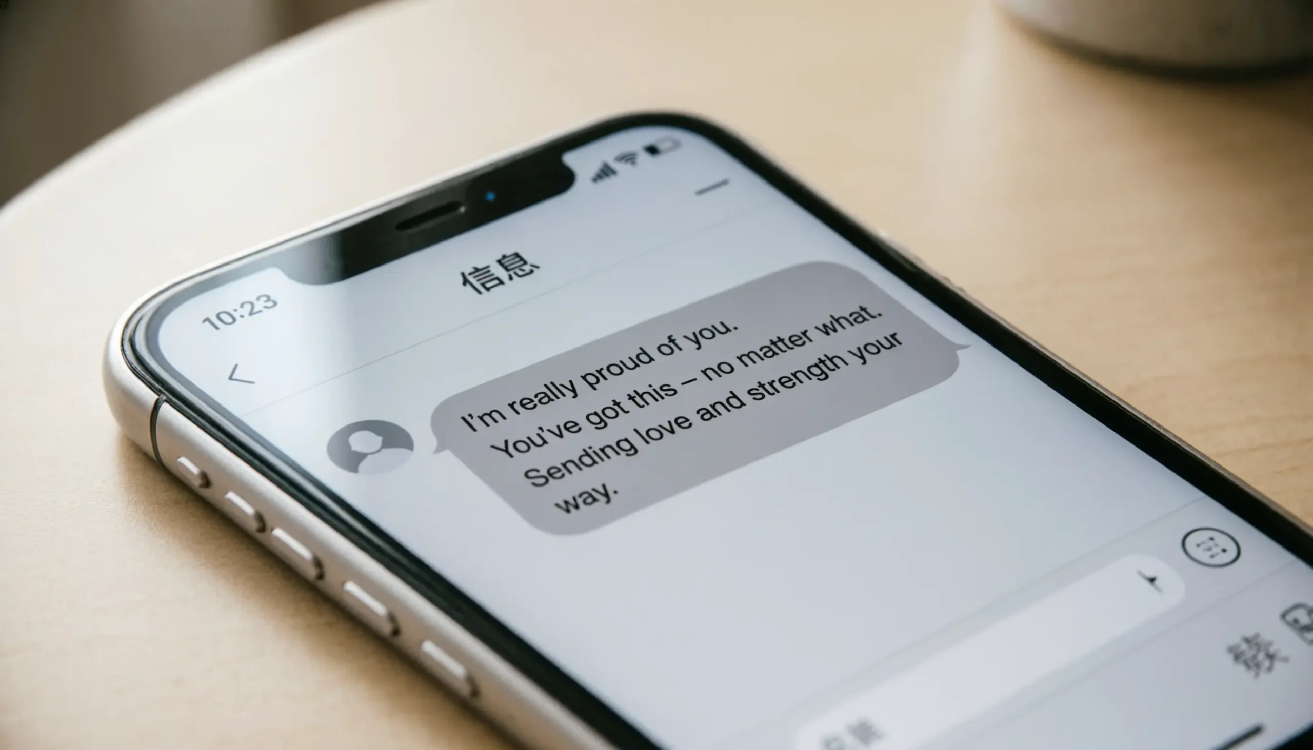 iPhone Sent as Text Message